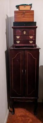 Standing Jewelry Box and Small Jewelry Boxes