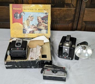 Kodak Brownie Hawkeye Cameras and Instamatic 100