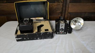 Kodak Brownie Hawkeye Cameras and Instamatic 100
