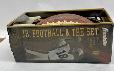 Franklin Junior-Size Football and Tee Set