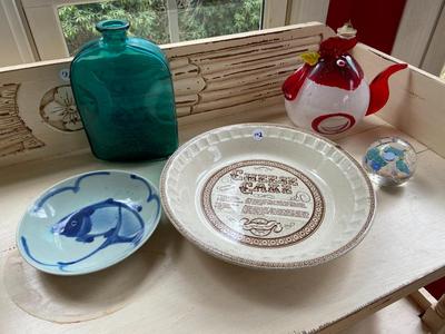 Assorted Lot of Kitchen Ware and Decor