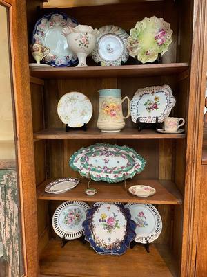Large Lot of Vintage Victorian Style China (18 Pieces)