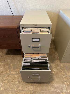 HON 2 DRAWER METAL FILING CABINET