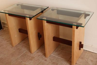 Custom Built Side Tables by Grady Mathews (2)