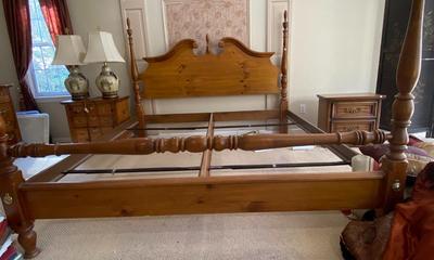 Complete King-Sized Bed Frame