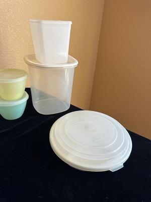 MOSTLY TUPPERWARE STORAGE CONTAINERS