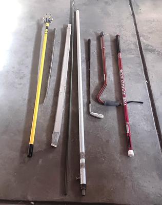 THE SPEED STICK, COMMERCIAL EXTENSION POLE, LARGE CLOTH FLAG, LIGHT BULB EXTENSION AND MORE