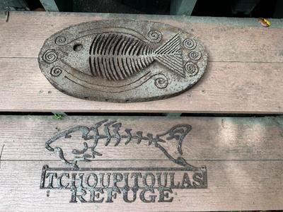 Outdoor Iron Fish Decor