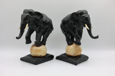 Armor Bronze - Pair of Painted Cast Bookends