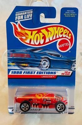 1998 First Editions Red Lakestar Hot Wheels Collector Car - NIP