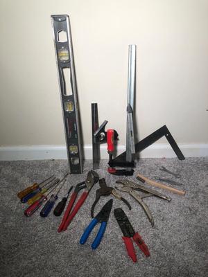 LOT 54B: Variety of Tools, Levels, & More