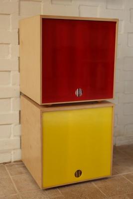 Simple Wood Goods Storage Cubes - Birch (2)