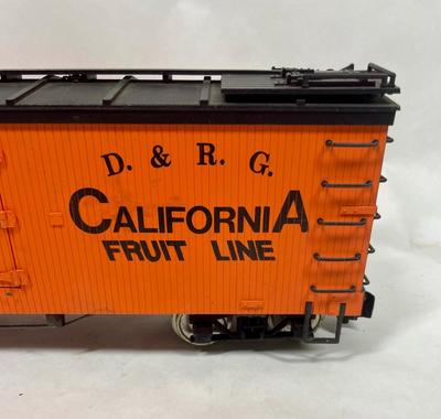 Delton G Scale California Fruit Line Refrigerator Car #4257 Denver & Rio Grande