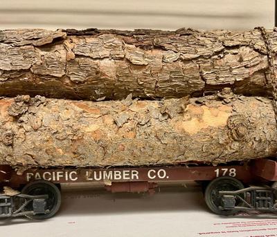 Model Railroad G Scale Log Car Pacific Lumber Company #178