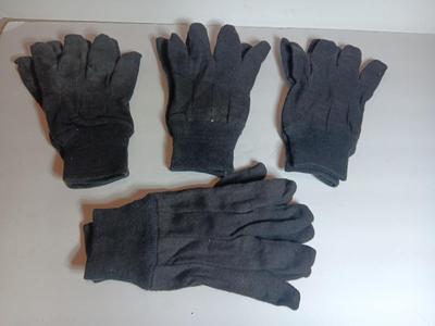 Four pairs of Cotton gloves