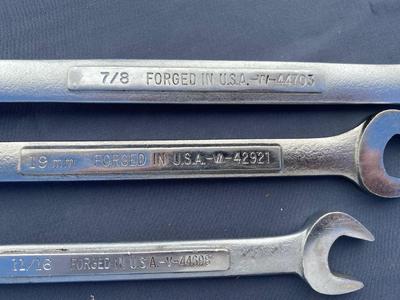 Craftsman Wrenches 7/8â€, 19mm, 11/16â€