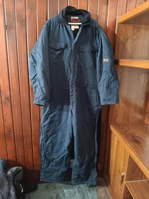 Men's 2x Large Short Insulated WALL coveralls Blizzard - Chest 50-52 Like New!