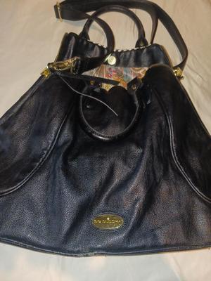 BIG BUDDHA LEATHER PURSE WITH SILK LINING