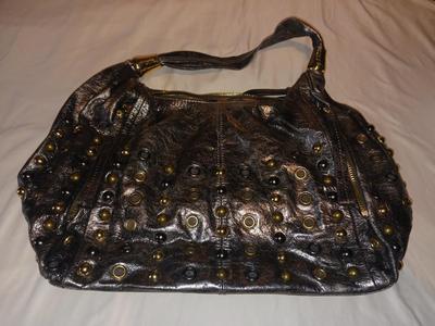 B MAKOWSKY BROWN LEATHER PURSE