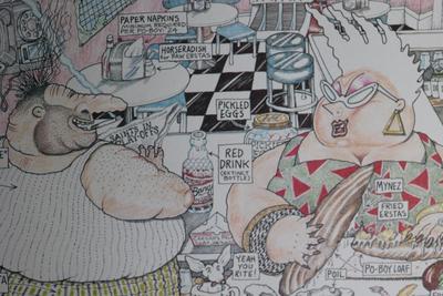 Bunny Matthews - Vic and Nat'ly's "Nint' Ward Nawlins" Print