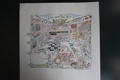 Bunny Matthews - Vic and Nat'ly's "Nint' Ward Nawlins" Print