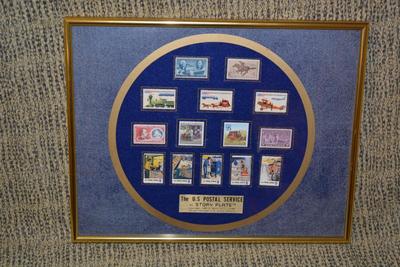 The U.S. Postal Service 1990 Story Plate Framed & Matted Collection by Henry Gill