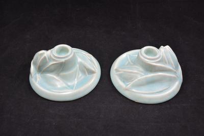 Vintage Franciscan California USA Set of Candle Holders