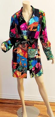 Vtg Amazing Patchwork true 60-70s Jkt