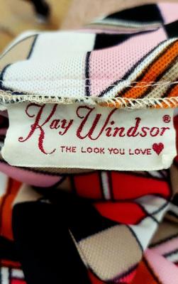 Vtg 1960-1970s Kay Windsor dress