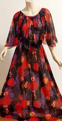 Vtg 1960s-70s Solo San Francisco Maxi Fluid