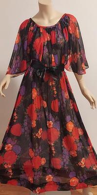 Vtg 1960s-70s Solo San Francisco Maxi Fluid