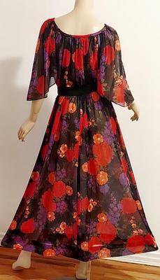 Vtg 1960s-70s Solo San Francisco Maxi Fluid