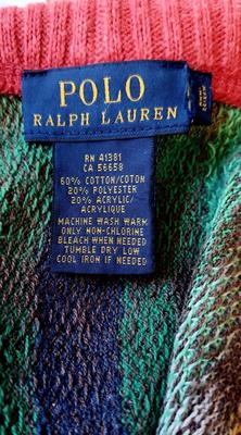 Vtg 80s Ralph Lauren Aztec Shawl Coat Conch Belt