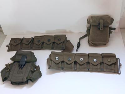 US Military issued Ammunition / small arms canvas bags.