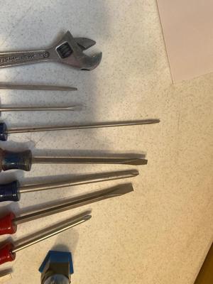 Craftsman Screwdrivers and an Adjustable wrench