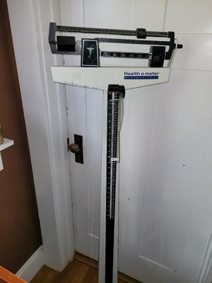 Health O Meter balance scale and height tester
