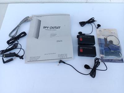 Spy Outlet - Wireless Microphone Transmitter & Receiver WM-T1 Spying "your wired" device