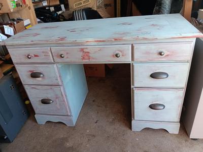 Solid wood student desk