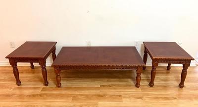 Solid Wood Coffee Table & End Table - Read Details