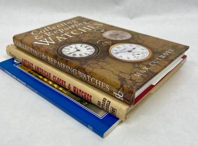 Lot of 3 Books on Collecting Clocks and Watches