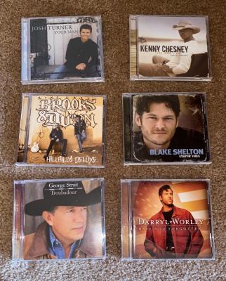 Like New CD’s Brooks & Dunn, Kenny Chesney, Blake Shelton, Darryl Worley and More!