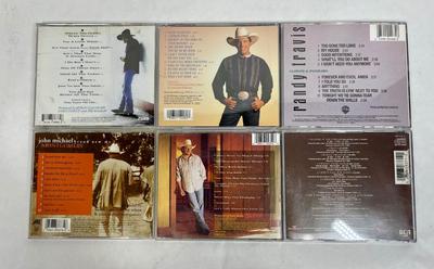 Lot of 6 Country CDs - Tim McGraw, Randy travis, George Strait, etc