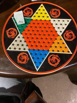 Vintage and Retro Ohio Art Chinese Checker and Checkers Tin