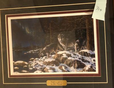 Framed Print of "Night Lights" by Jim Hansel