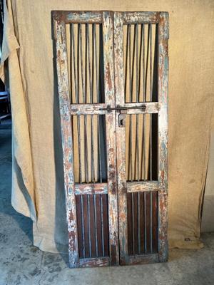 Antique Wood and Iron Door