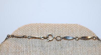 Nice Silver Tone Chain (28" L) with a Split-Piece Silver Fish (3" L ) -- Only ½ Tail