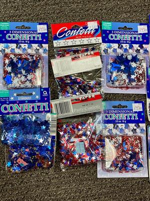 4th of July Patriotic Party Confetti