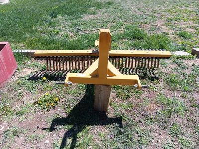 6-foot MD Rock Rake RR72-YEL