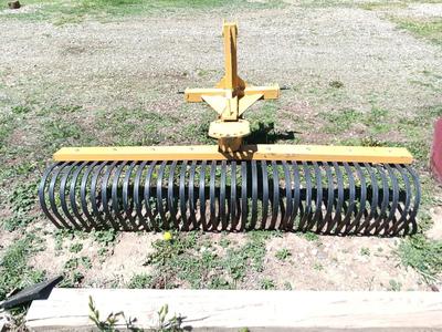 6-foot MD Rock Rake RR72-YEL