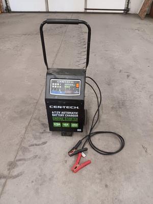 CEN-TECH 6/12V Automatic battery charger with Engine Jump start